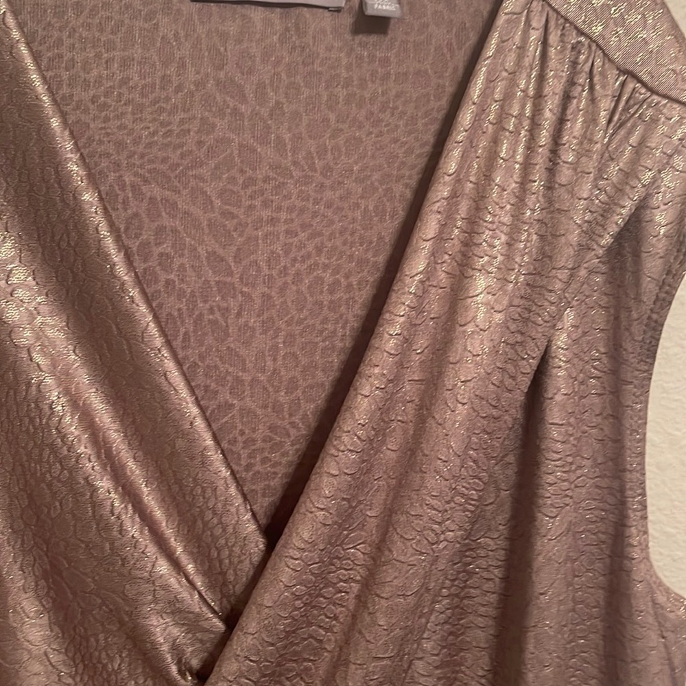 Gold Leopard Print Top - Picture 6 of 6